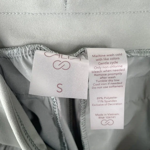 Calia Womens Sage Green Cargo Jogger Pants Size Small Lightweight Stretch Hiking - Picture 9 of 9